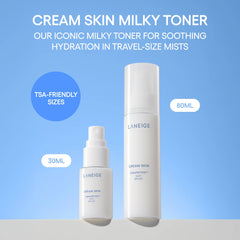 Cream Skin Milky Toner with Ceramides & Peptides for Nourishing Hydration