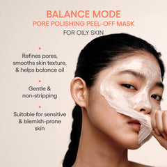 Balance Mode Pore Polishing Peel-off Mask